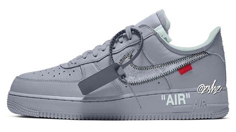 nike x off white air force 1 ghost grey|white nike air force 1.